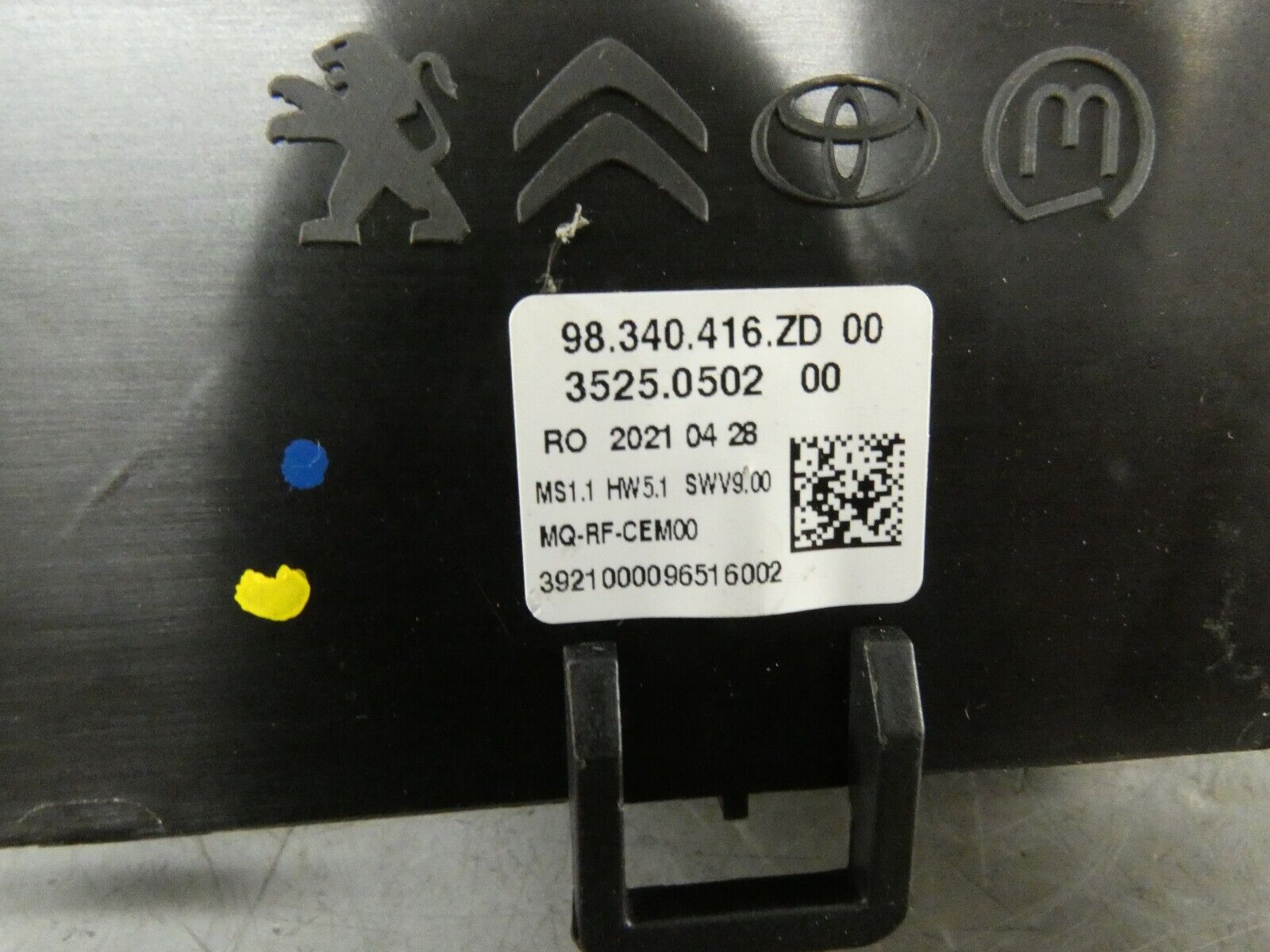 Citroen Dispatch Heater Controls Control Unit with AIR CON 2021