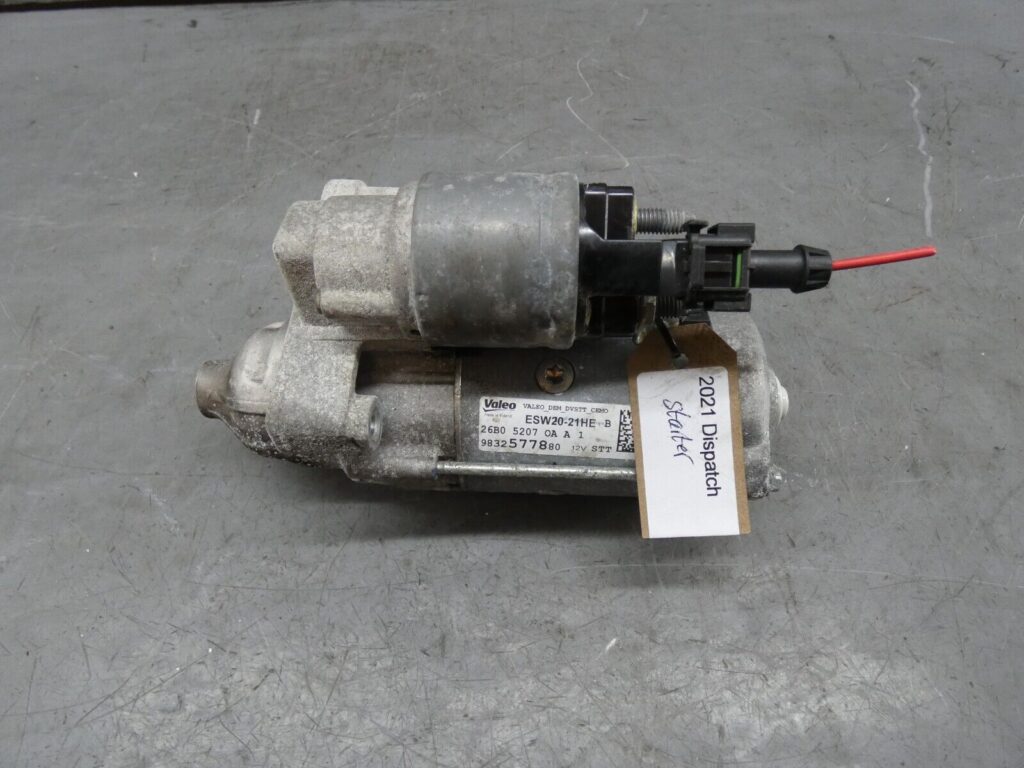 Citroen Dispatch Starter Motor 1.5HDI 2021 9832577880 Chrispin's