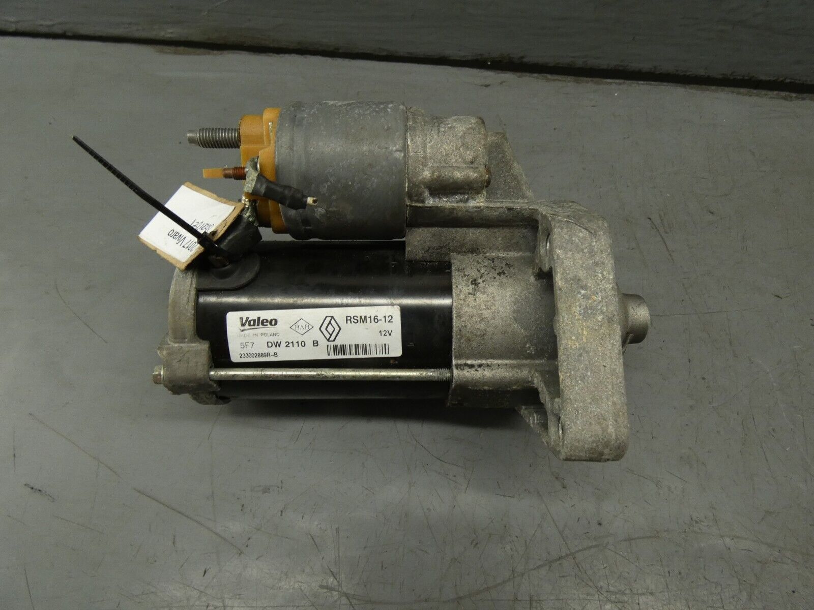 Vauxhall Vivaro Starter Motor 1.6CDTI 2017 VALEO 233002889R