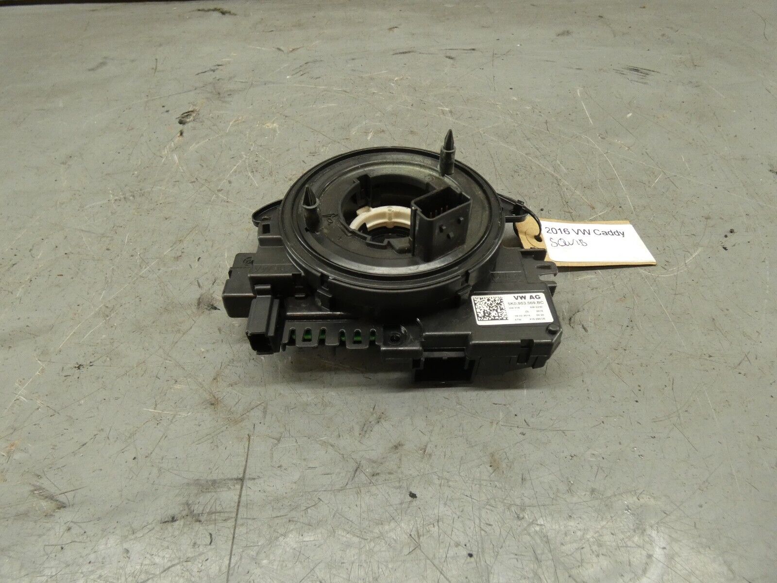 VW Volkswagen Caddy Drivers Steering Wheel Airbag Squib 2016