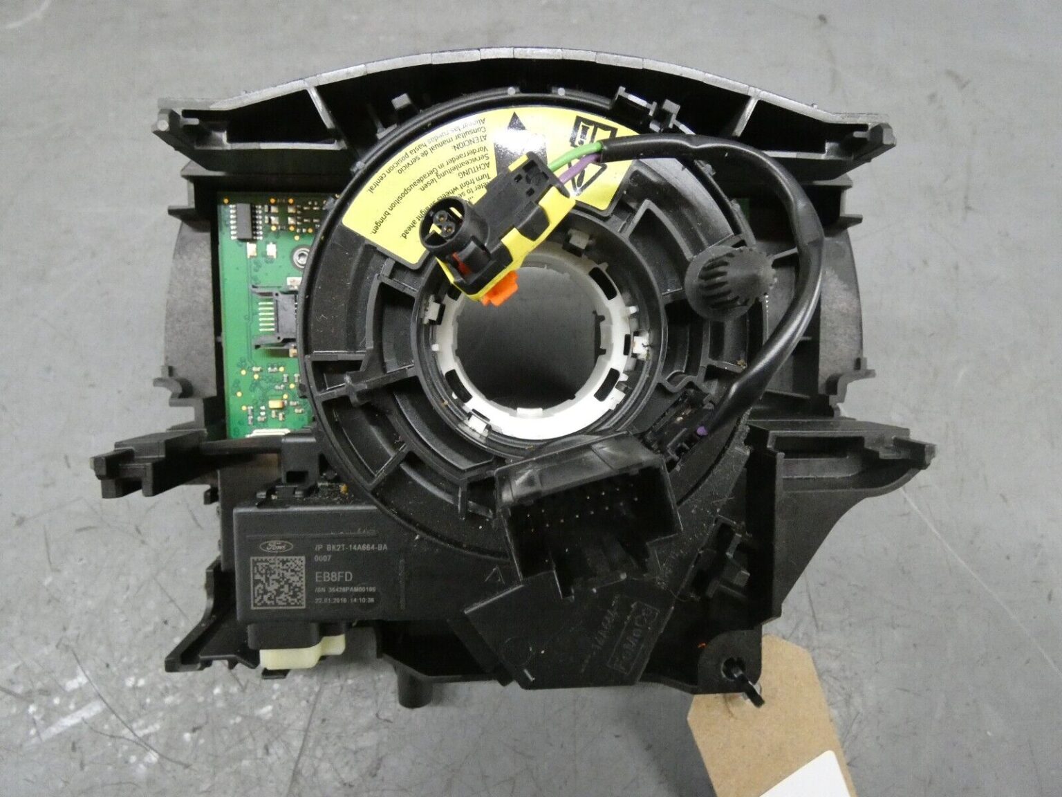 Ford Transit Custom Drivers Steering Wheel Airbag Squib 2016 BK2T