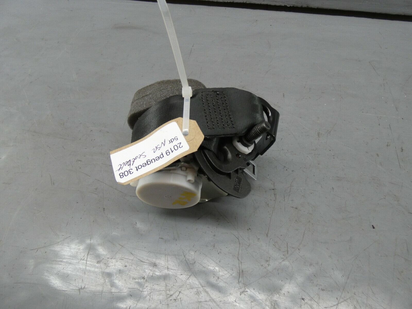 2019 Peugeot 308 5dr 1.2 Passenger Nearside Rear Seat Belt  